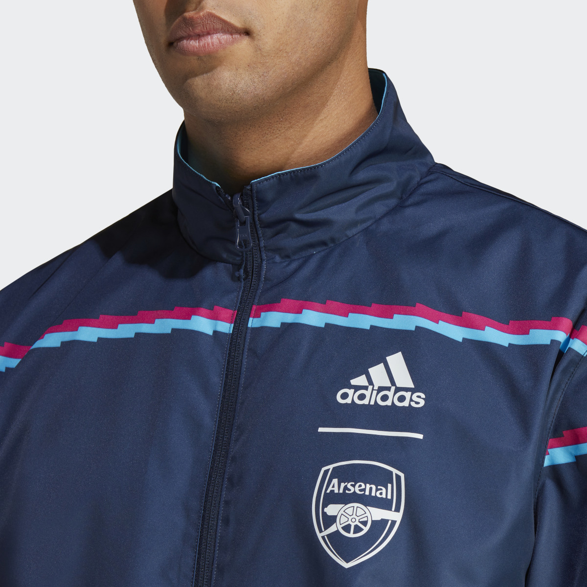 Adidas Arsenal Anthem Reversible Jacket. 8