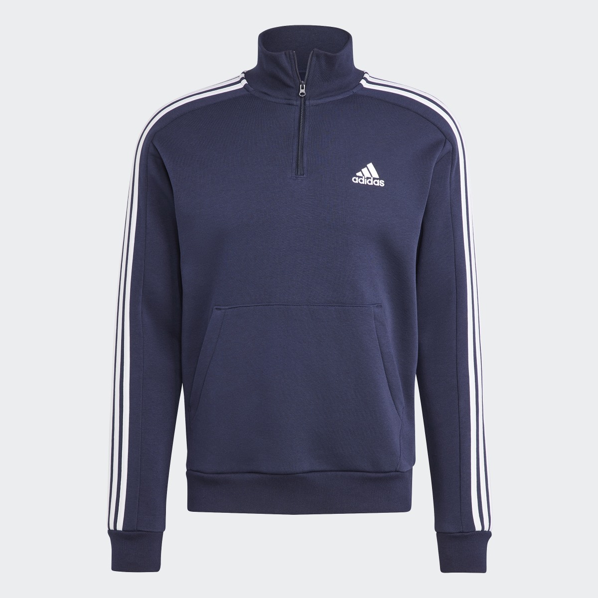 Adidas Essentials Fleece 3-Stripes 1/4-Zip Sweatshirt. 5