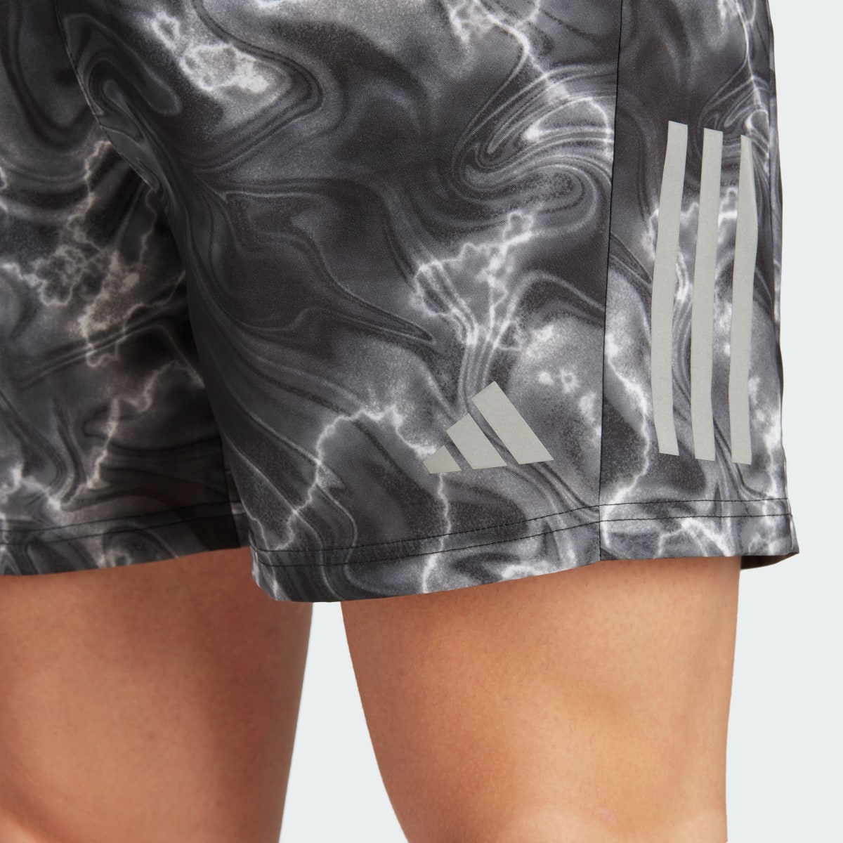 Adidas Own the Run Allover Print Shorts. 5
