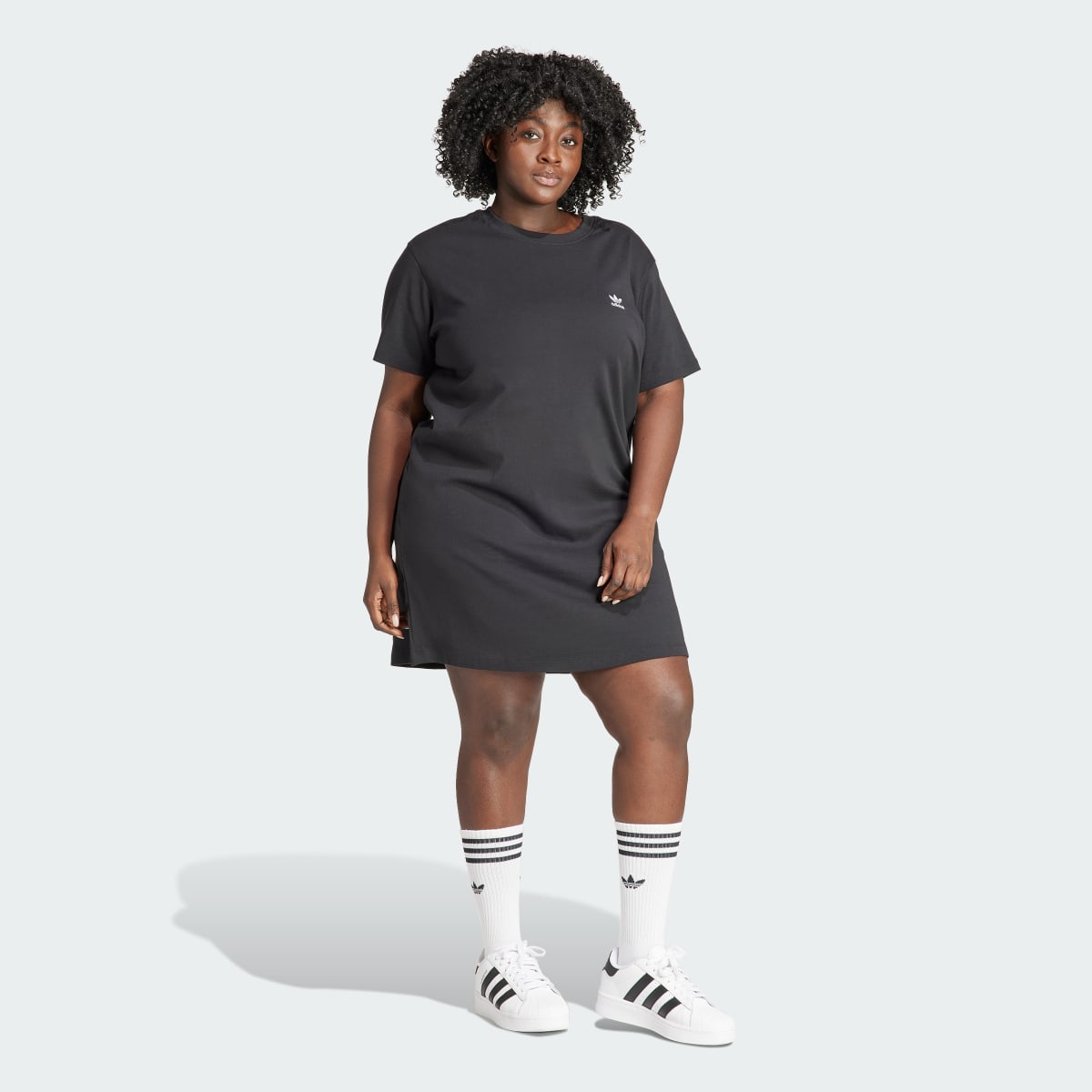 Adidas Trefoil Dress (Plus Size). 4