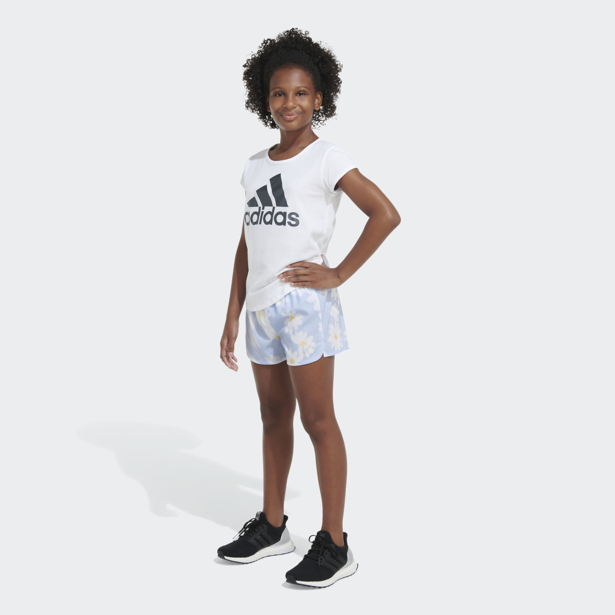 Adidas AEROREADY® Elastic Waistband All Over Print Pacer Woven Short. 5
