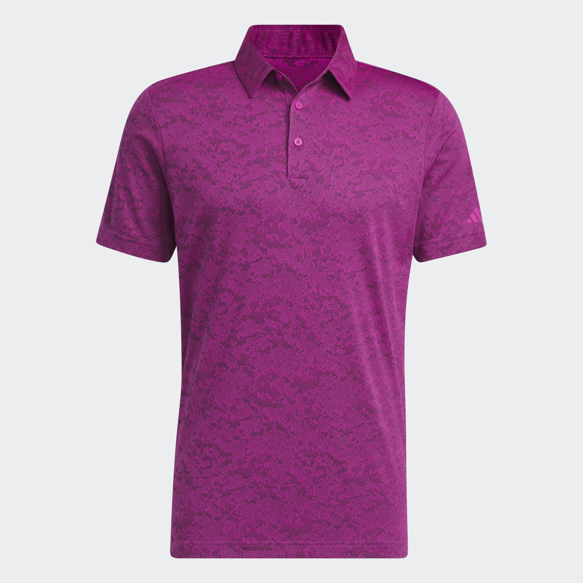 Adidas Textured Jacquard Golf Polo Shirt. 5