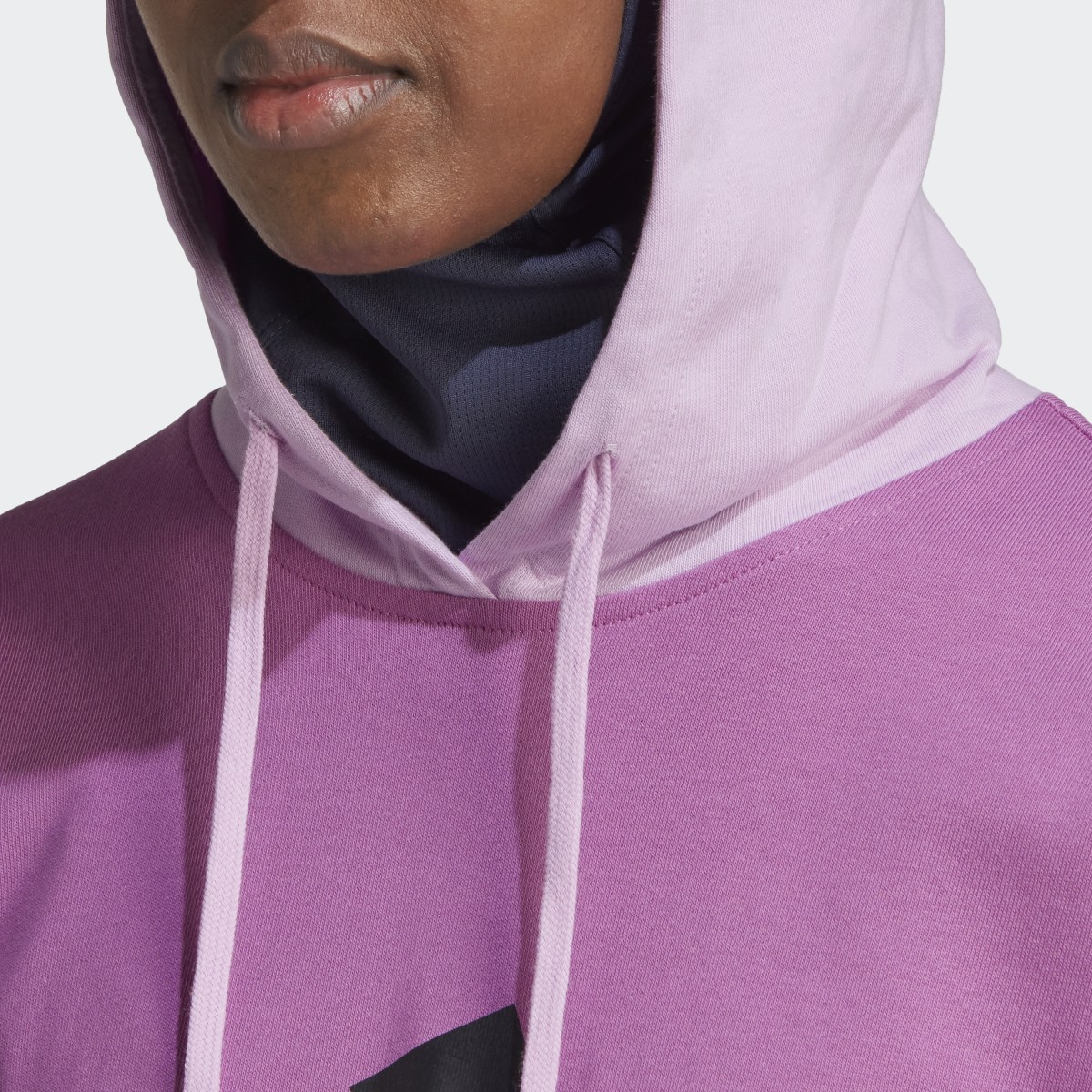 Adidas Felpa con cappuccio Essentials Colorblock Logo Oversized. 7