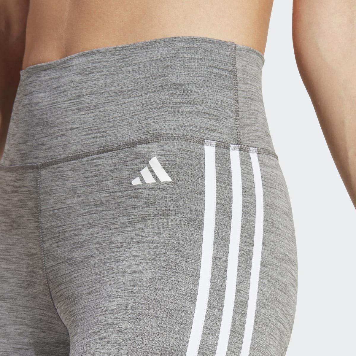 Adidas Train Essentials 3-Stripes High-Waisted 7/8 Leggings. 5