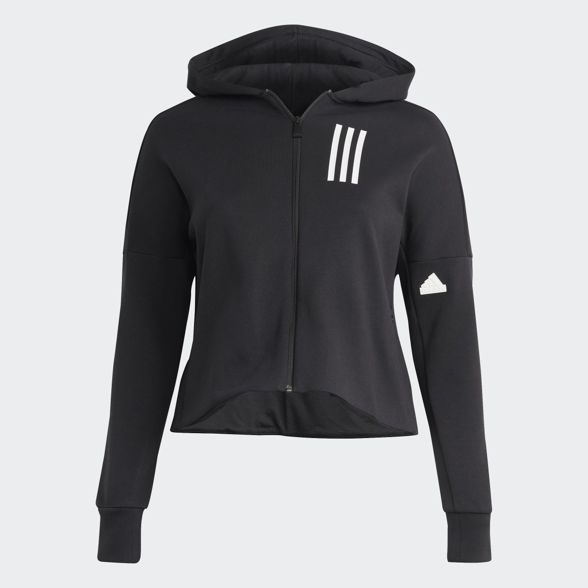 Adidas Felpa con cappuccio Mission Victory Slim Fit Full-Zip (Curvy). 5