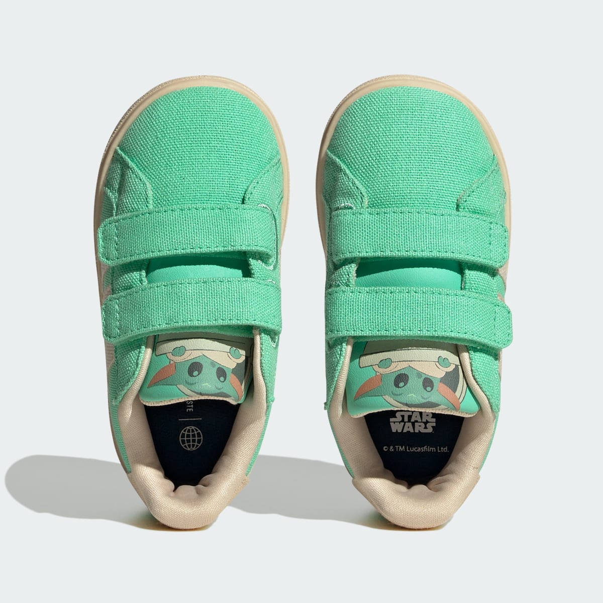 Adidas Grand Court x Disney Grogu Kids Schuh. 4