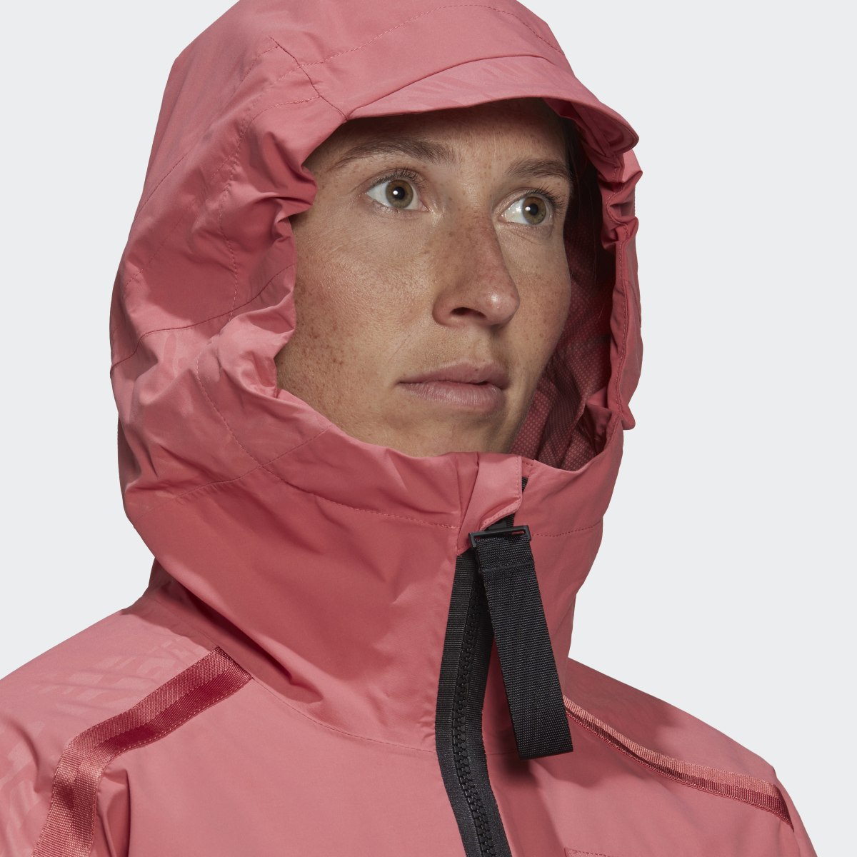 Adidas Chaqueta impermeable con capucha Terrex Utilitas. 7