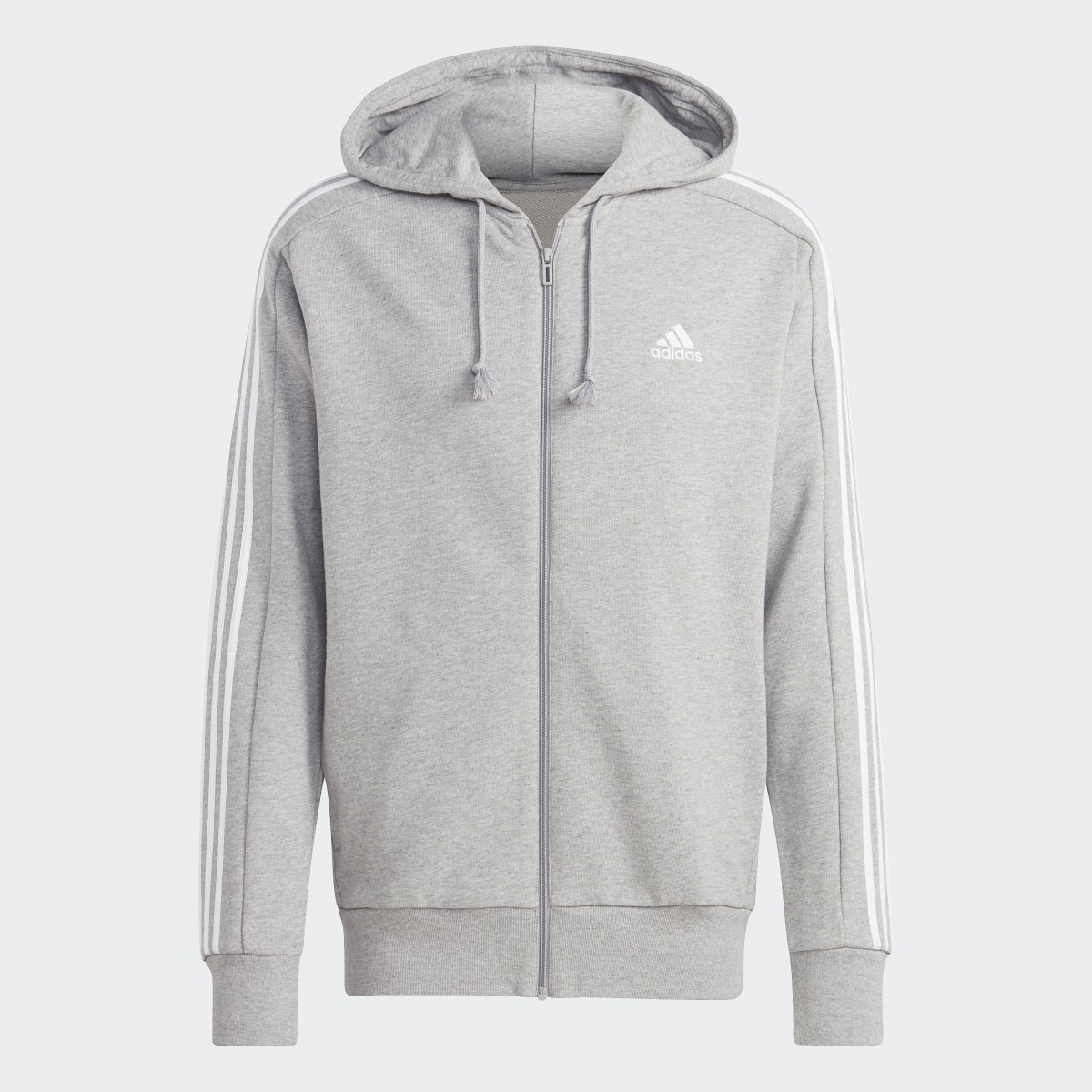 Adidas Chaqueta con capucha Essentials French Terry 3 bandas. 5