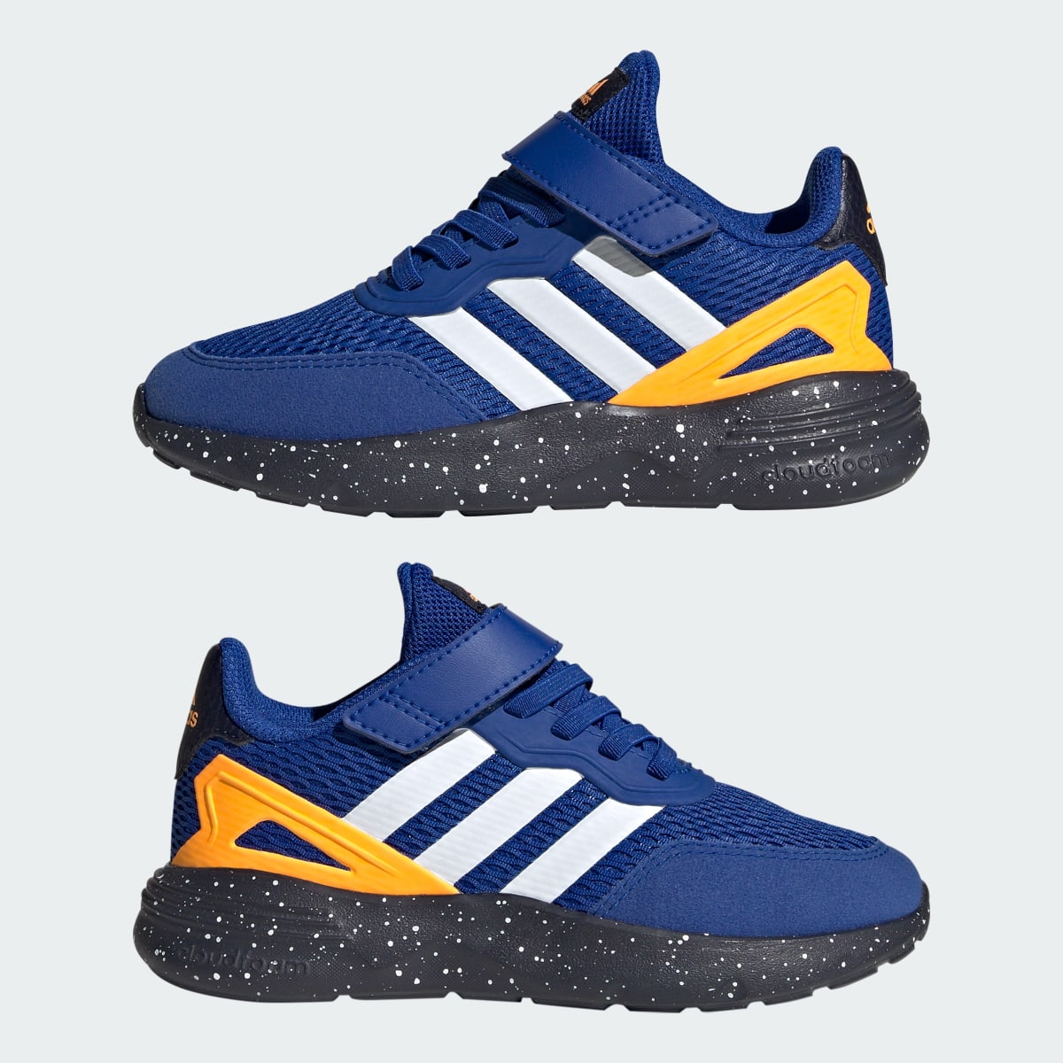 Adidas Chaussure à lacets élastiques et scratch Nebzed. 8