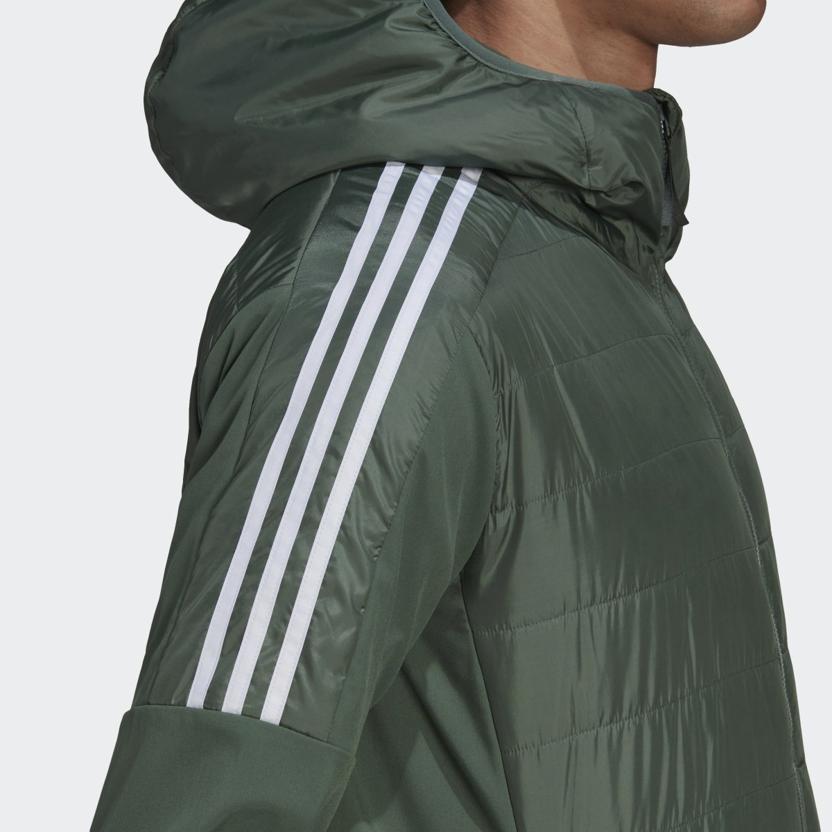 Adidas Essentials Insulated Hooded Hybrid Jacket. 7