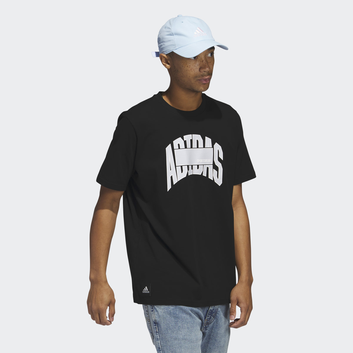 Adidas Sportswear Block Graphic Tee. 4