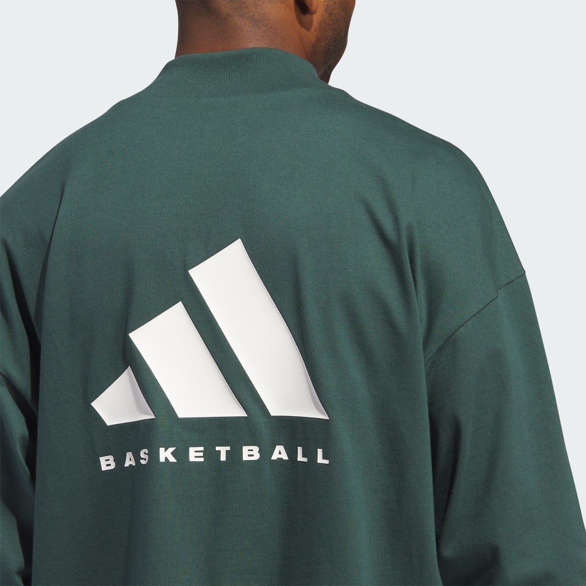 Adidas Basketball Long Sleeve Tee (Gender Neutral). 7