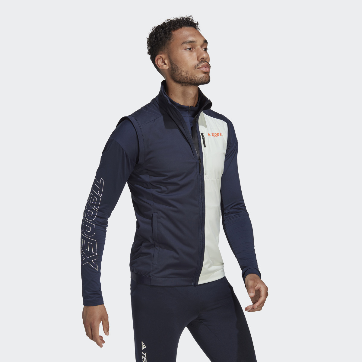 Adidas Giacca senza maniche da sci di fondo Terrex Xperior Soft Shell. 4