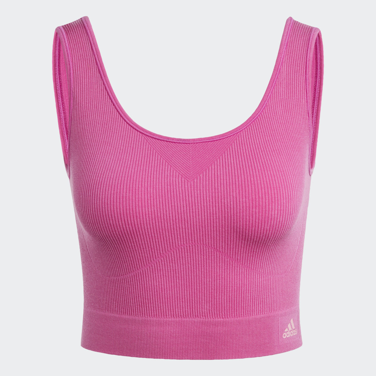 Adidas Ribbed Active Seamless Cropped Tank Top Underwear. 5