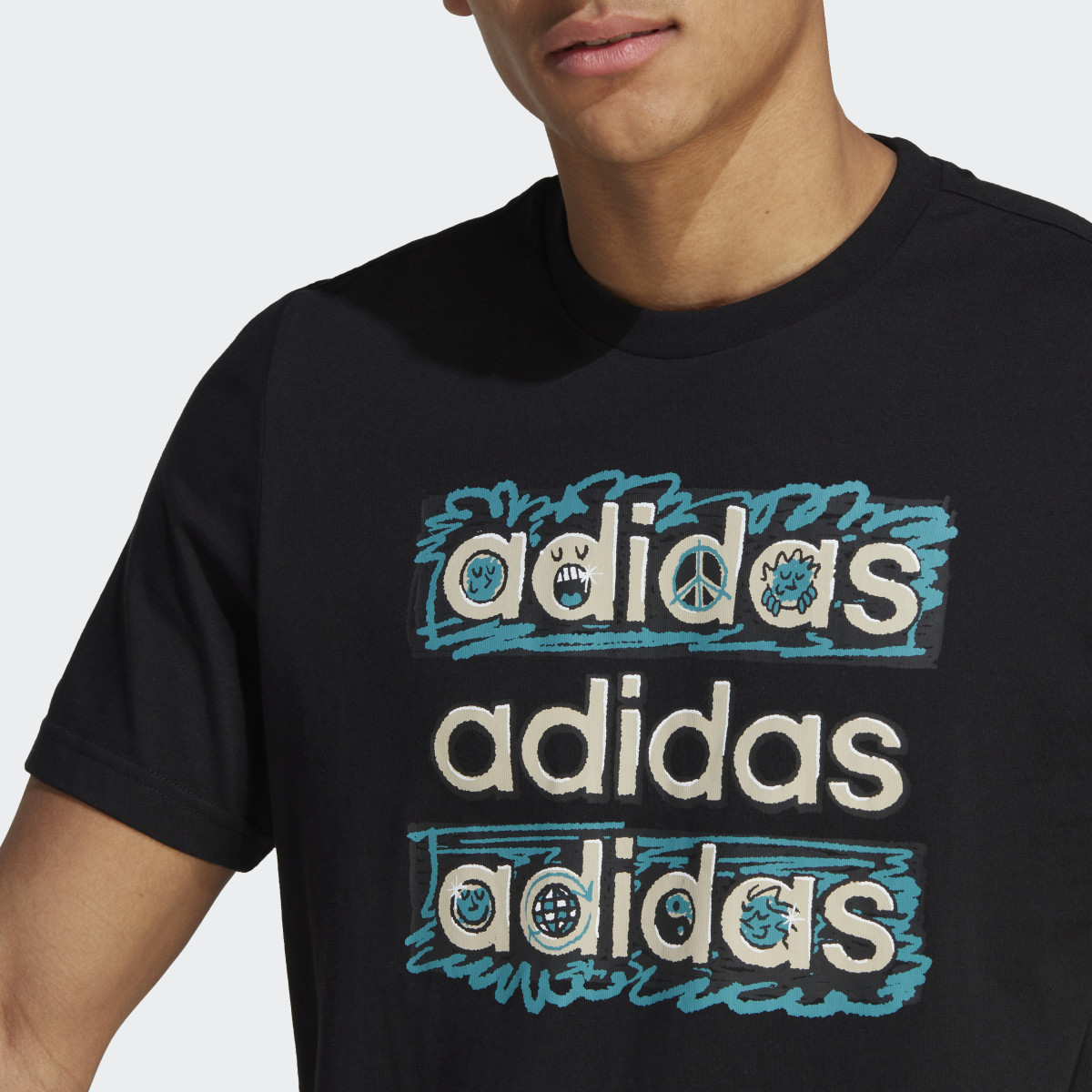 Adidas Sportswear Dream Doodle Multi Tee. 7