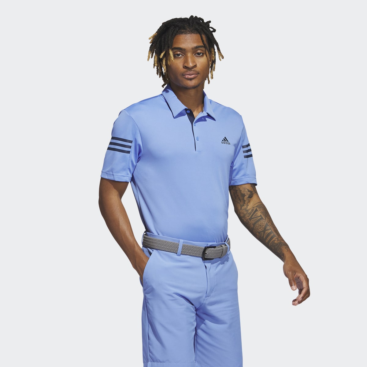 Adidas 3 STRP SLV POLO. 4