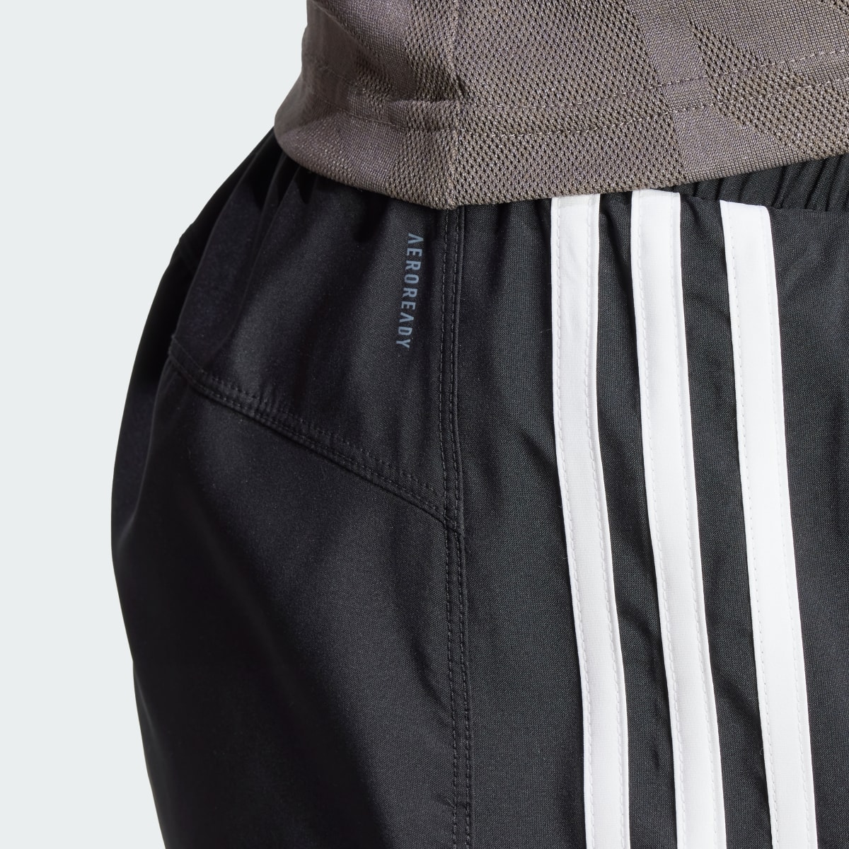 Adidas Pacer Training 3-Stripes Woven Mid-Rise Shorts. 7