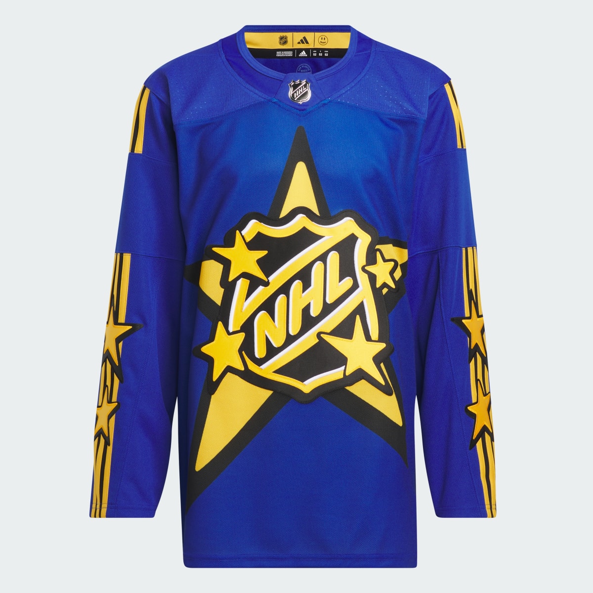 Adidas 2024 NHL All-Star adidas x drew house Blue jersey. 5