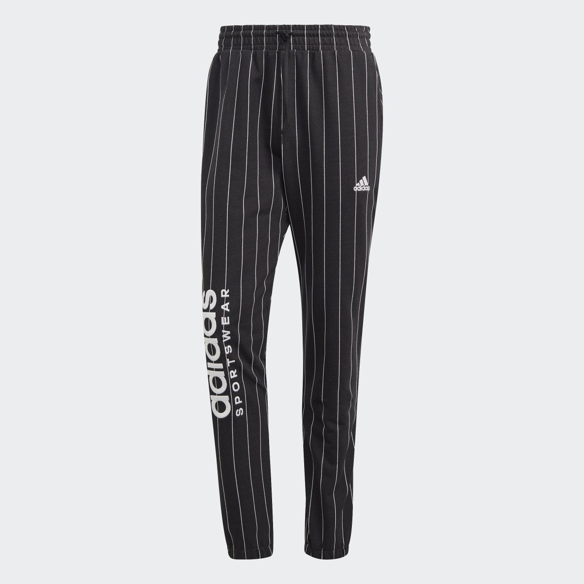 Adidas Pinstripe Fleece Pants. 4