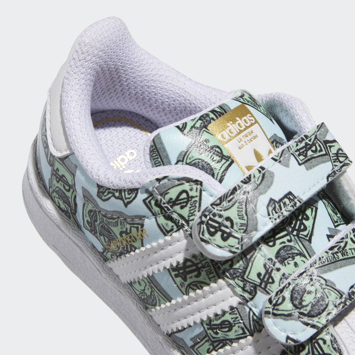 Adidas Jeremy Scott Money Print Superstar Schuh. 8