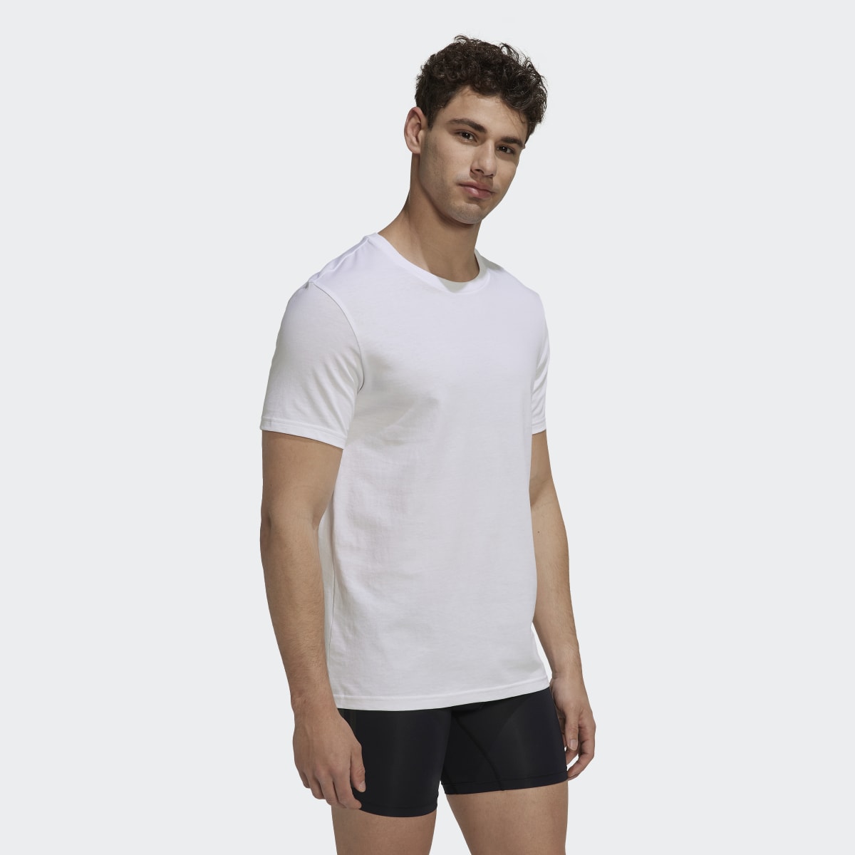 Adidas Active Flex Cotton Crewneck Shirt Underwear. 4