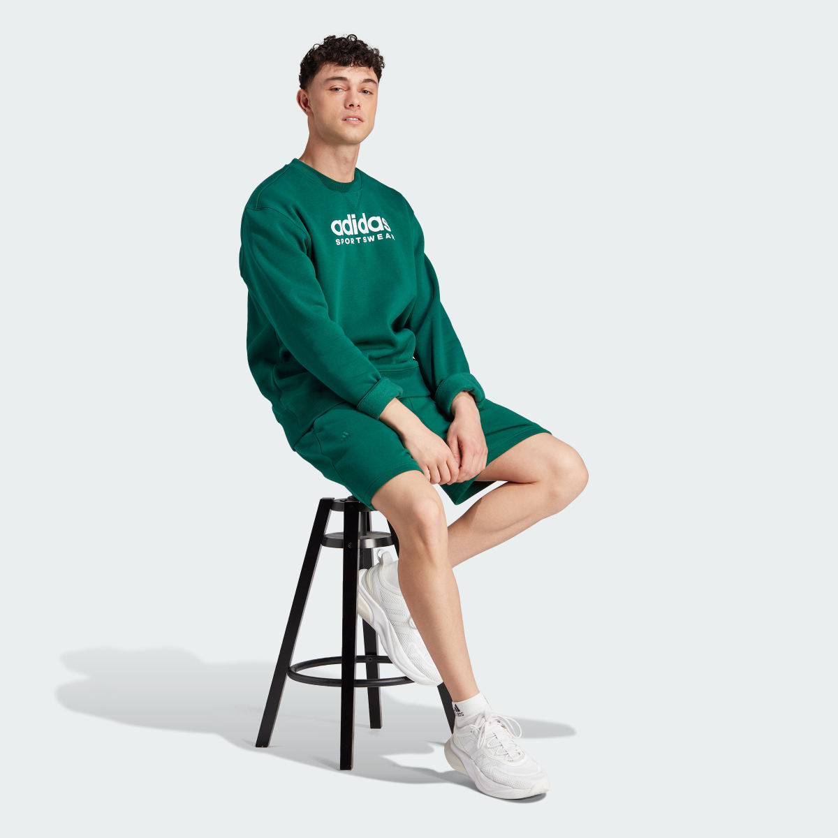 Adidas All SZN Fleece Graphic Sweatshirt. 4