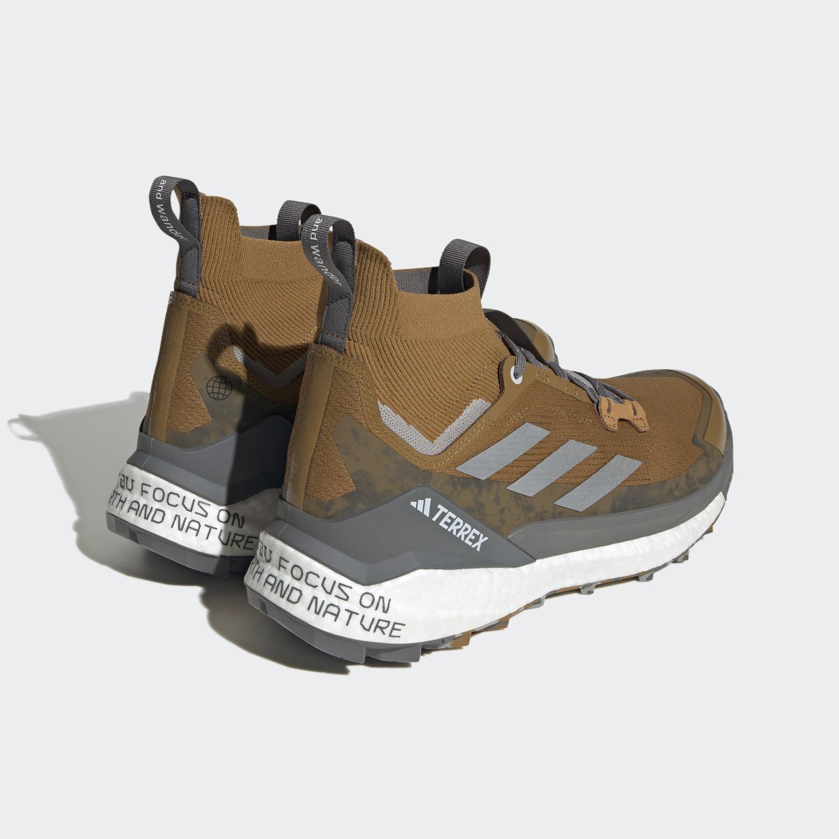 Adidas TERREX + and wander Free Hiker 2.0 Hiking Shoes. 9