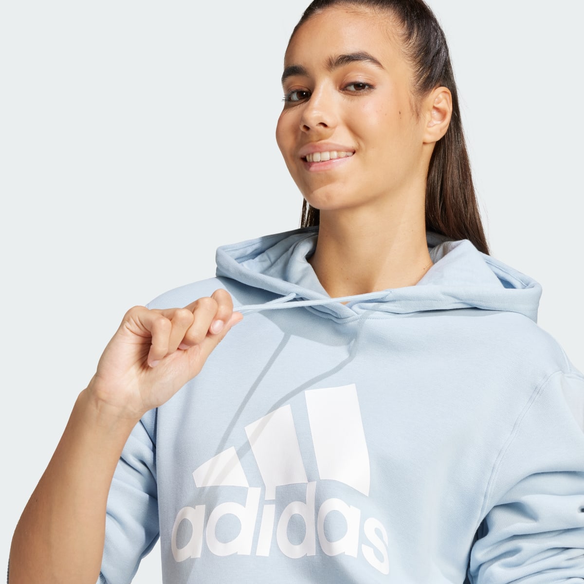 Adidas Essentials Big Logo Regular Fleece Hoodie. 6