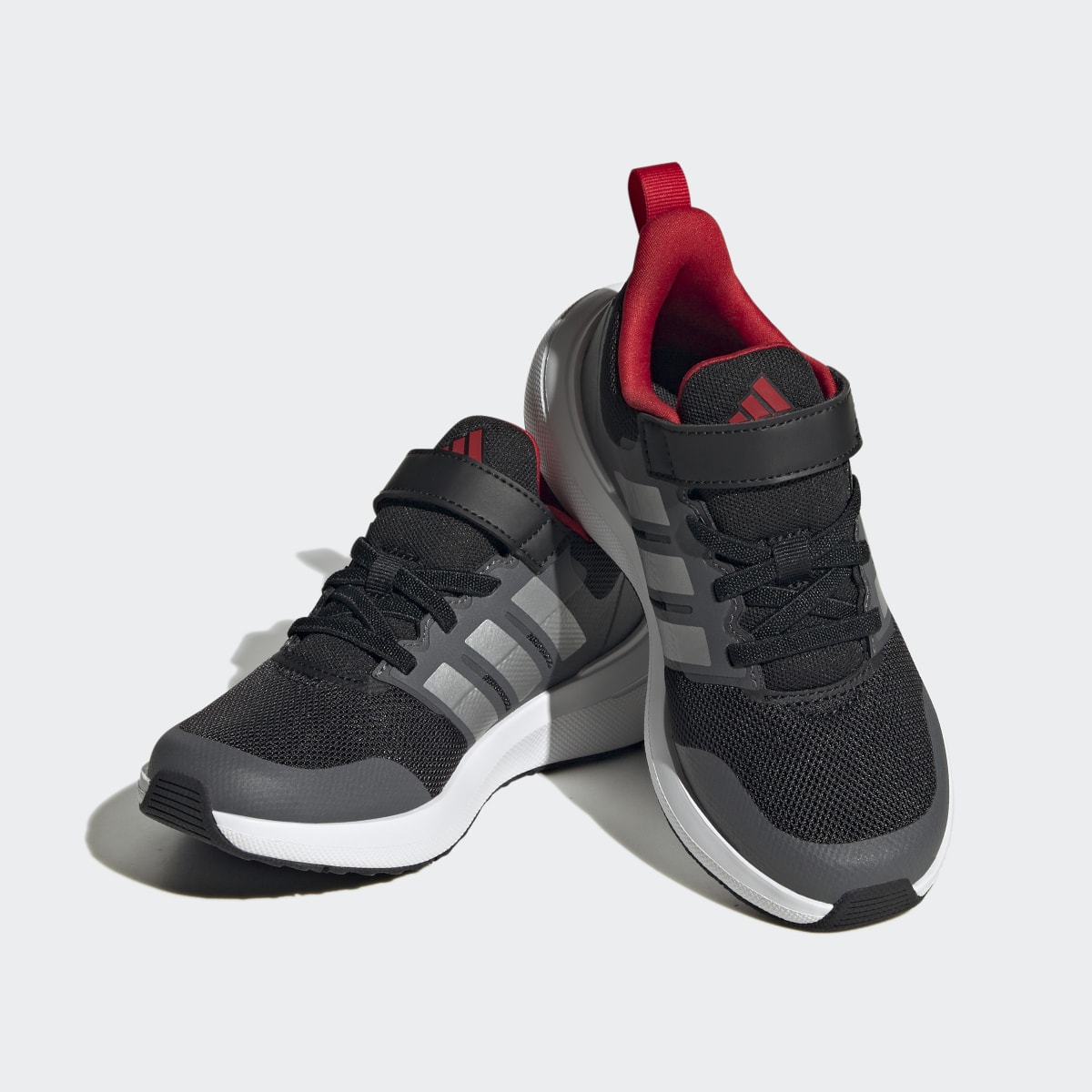 Adidas Chaussure à lacets élastiques et scratch FortaRun 2.0 Cloudfoam. 5