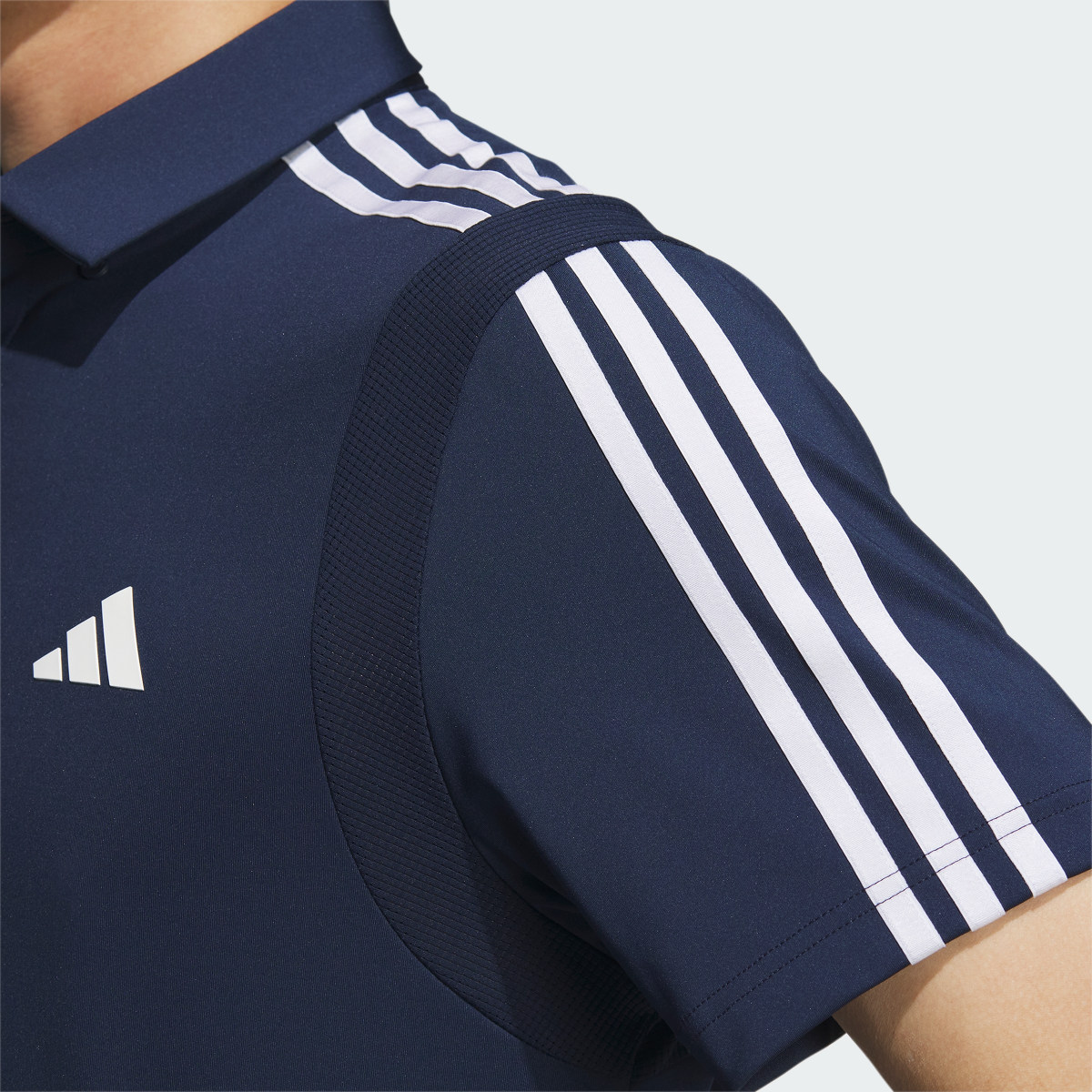 Adidas HEAT.RDY 3-Stripe Short Sleeve Polo Shirt. 6