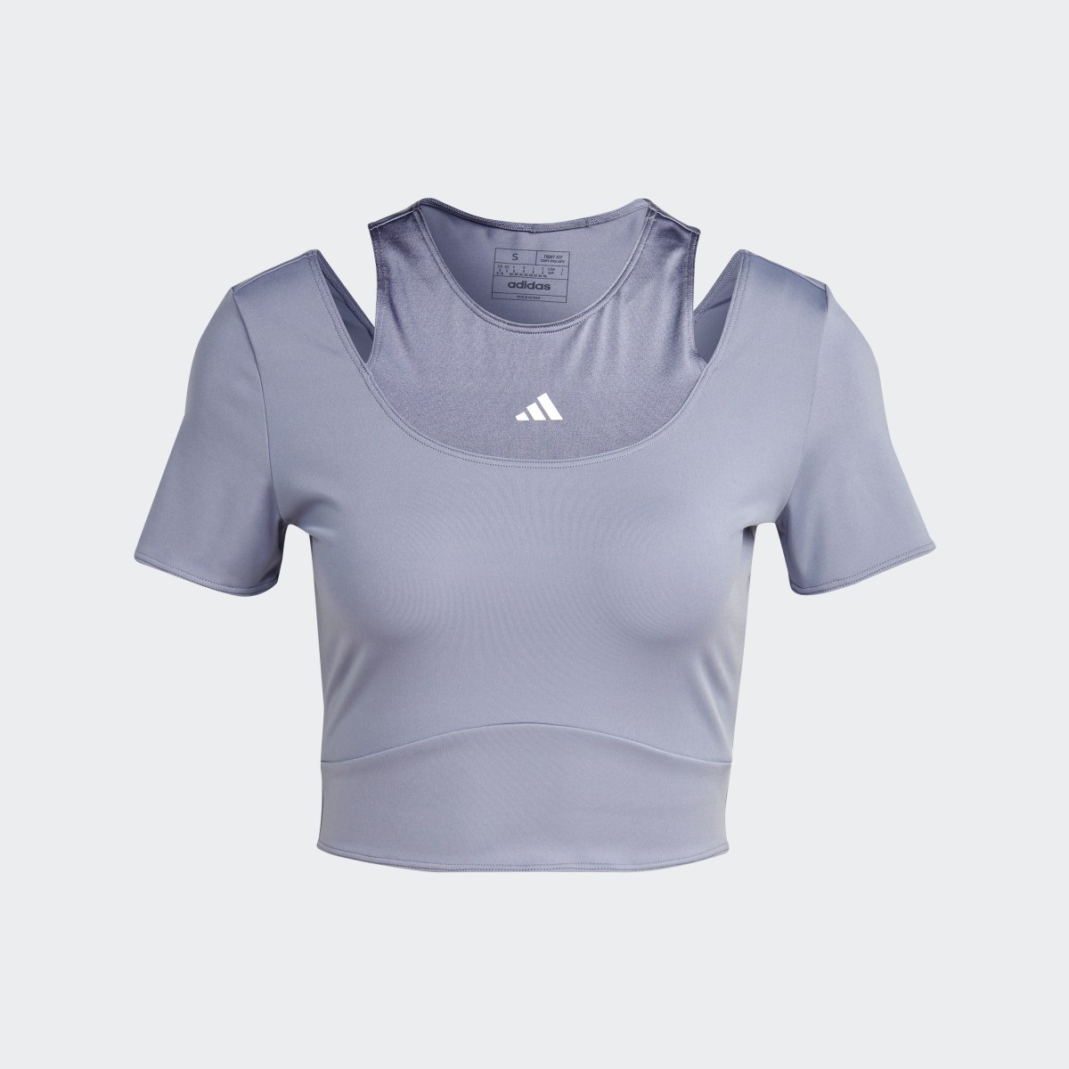 Adidas HIIT AEROREADY Crop Training T-Shirt. 5