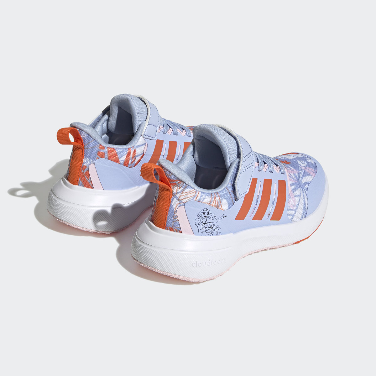 Adidas x Disney FortaRun 2.0 Moana Cloudfoam Elastic Lace Top Strap Shoes. 6