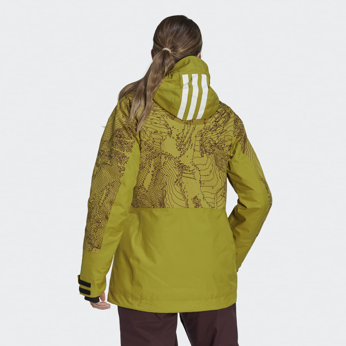 Adidas Terrex 2-Layer Insulated Snow Graphic Jacket. 4