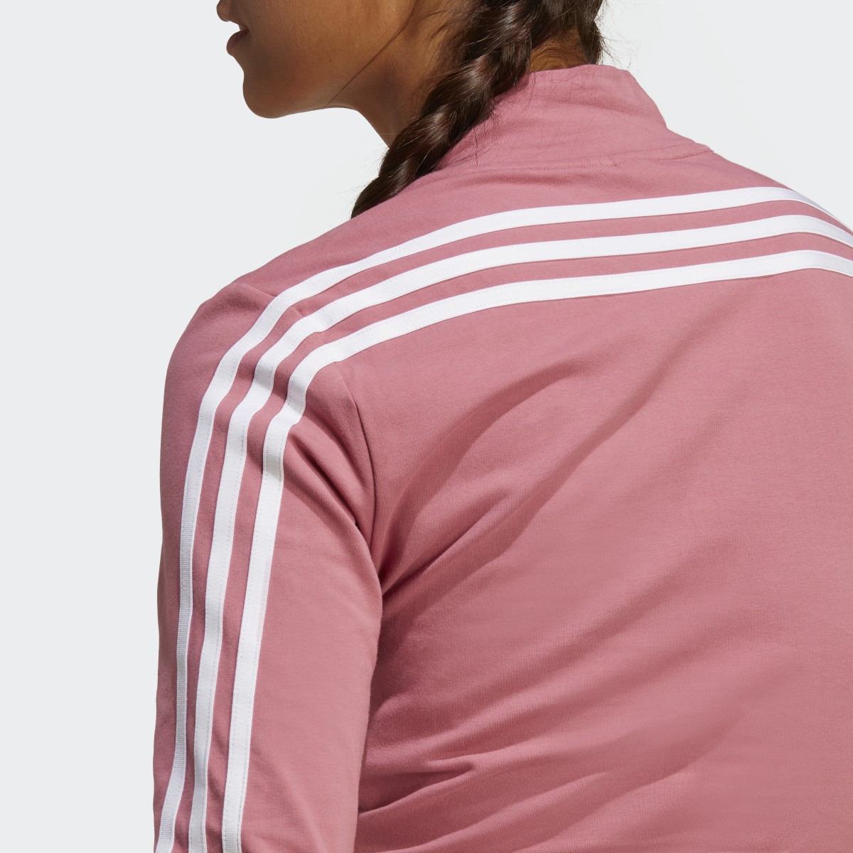 Adidas Future Icons 3-Stripes Mock Neck Kısa Üst. 7