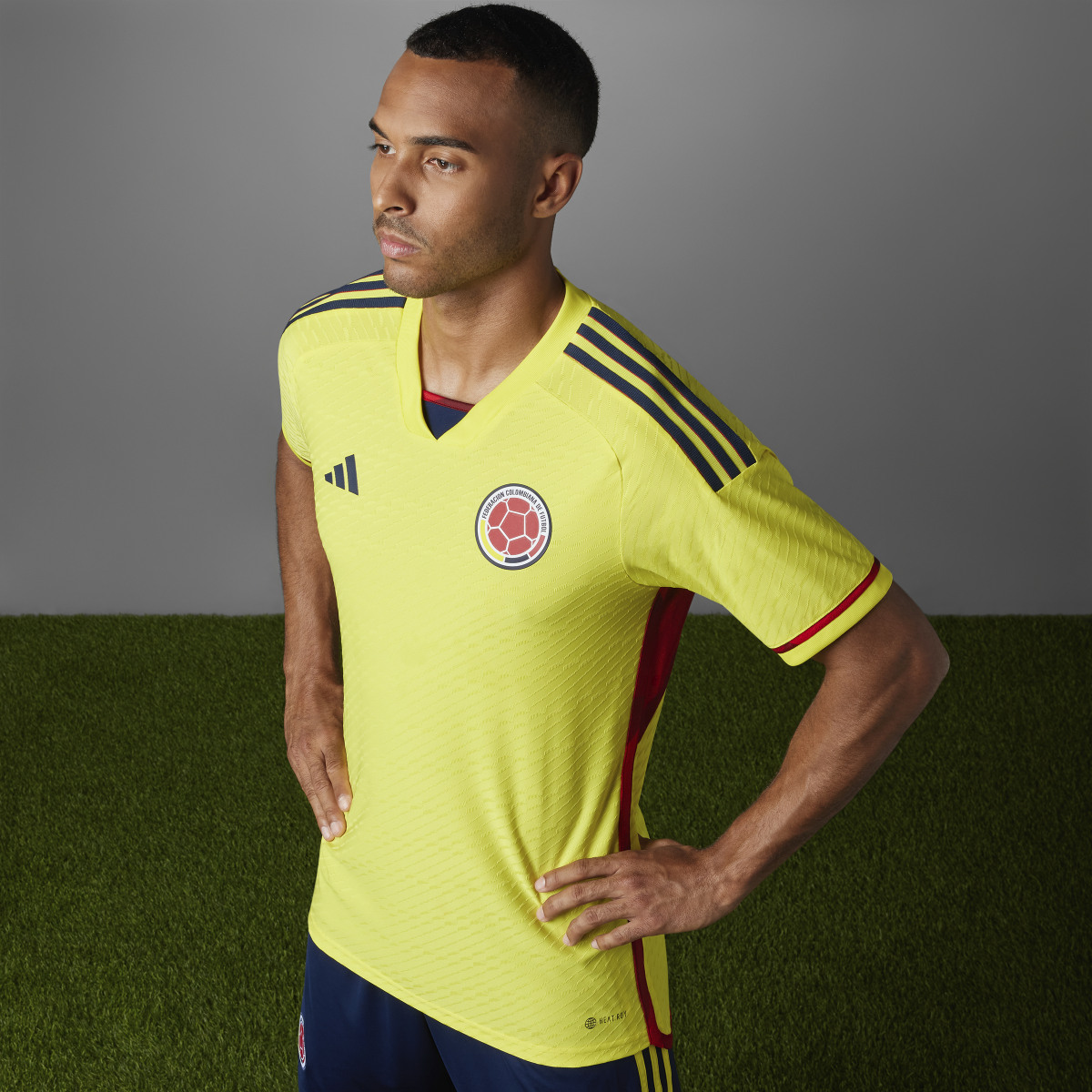 Adidas Colombia 22 Home Authentic Jersey. 7