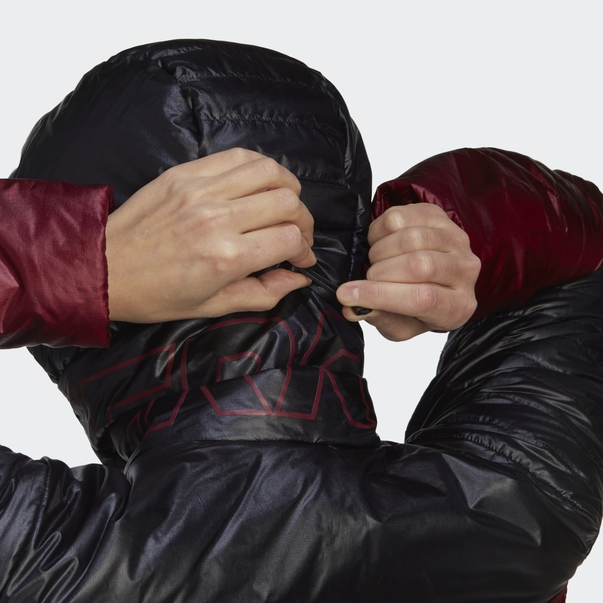 Adidas Techrock Year-Round Down Hooded Jacket. 9