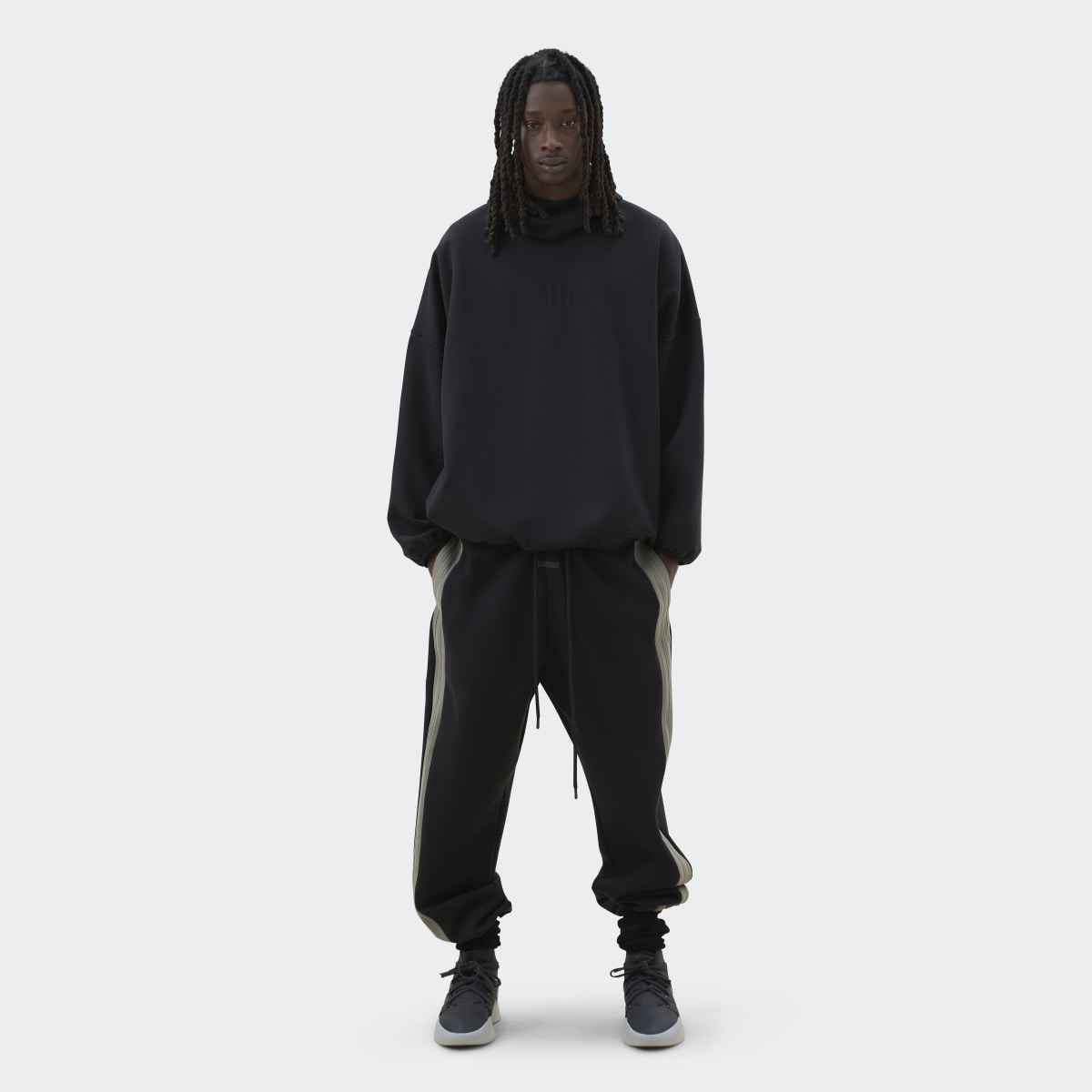 Adidas Fear of God Athletics Suede Fleece Hoodie - IS5322 Adidas Fear of God Athletics Suede Fleece Hoodie - IS5322