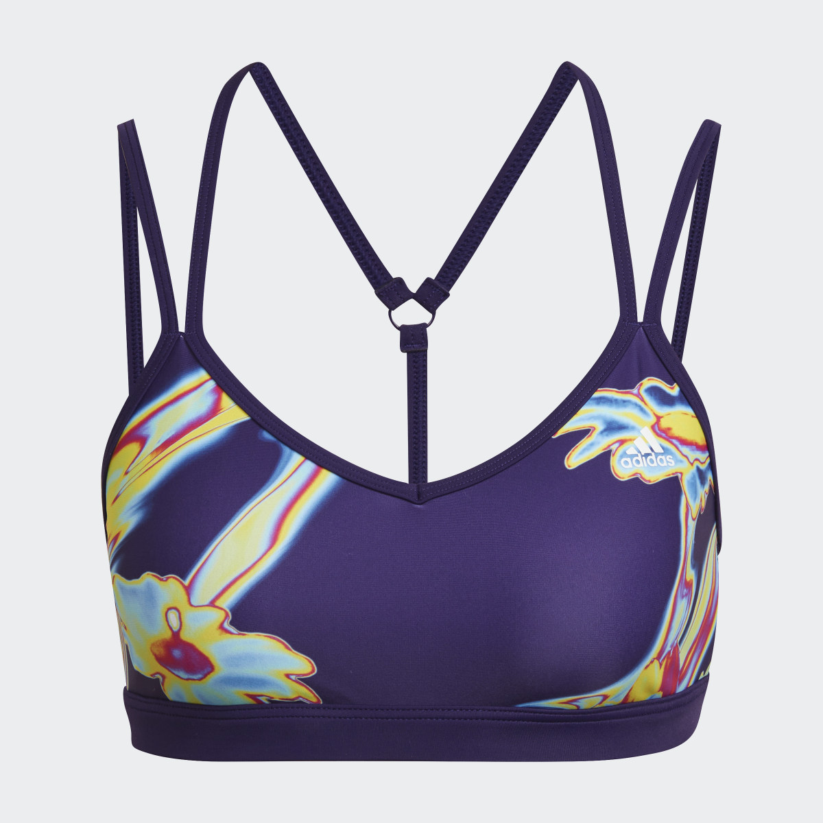 Adidas Haut de bikini imprimé Positivisea. 5