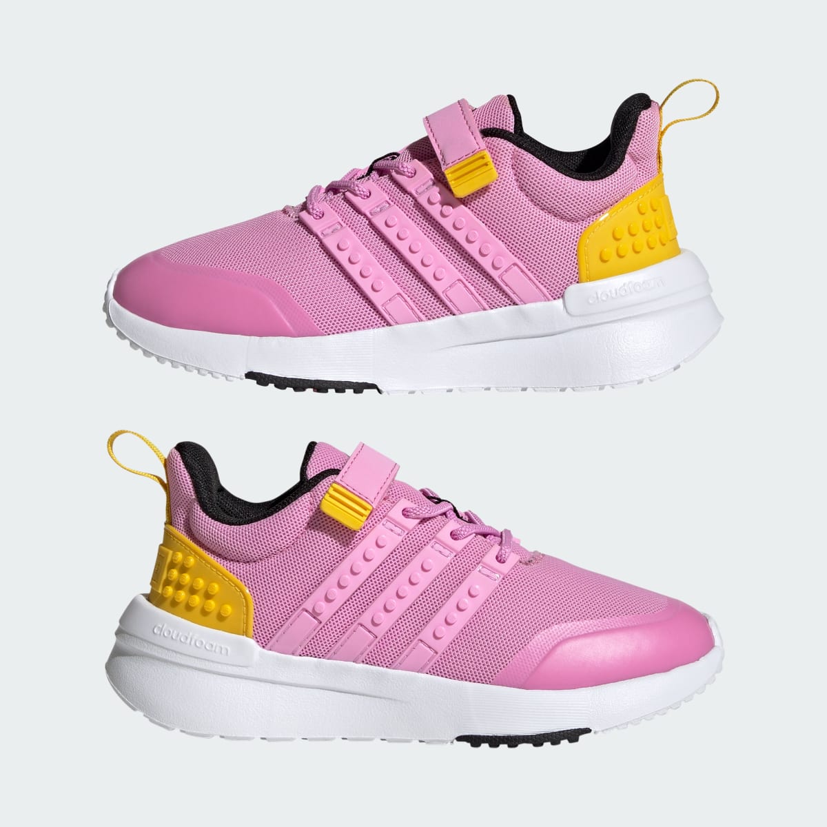 Adidas Chaussure à lacets élastiques et scratch adidas x LEGO® Racer TR21. 8