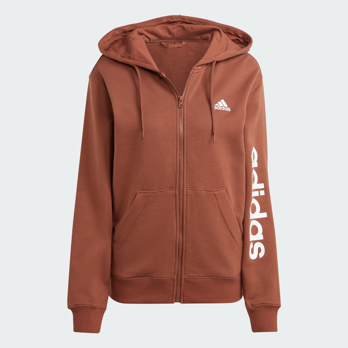 Adidas Chaqueta con capucha Essentials Linear French Terry. 5