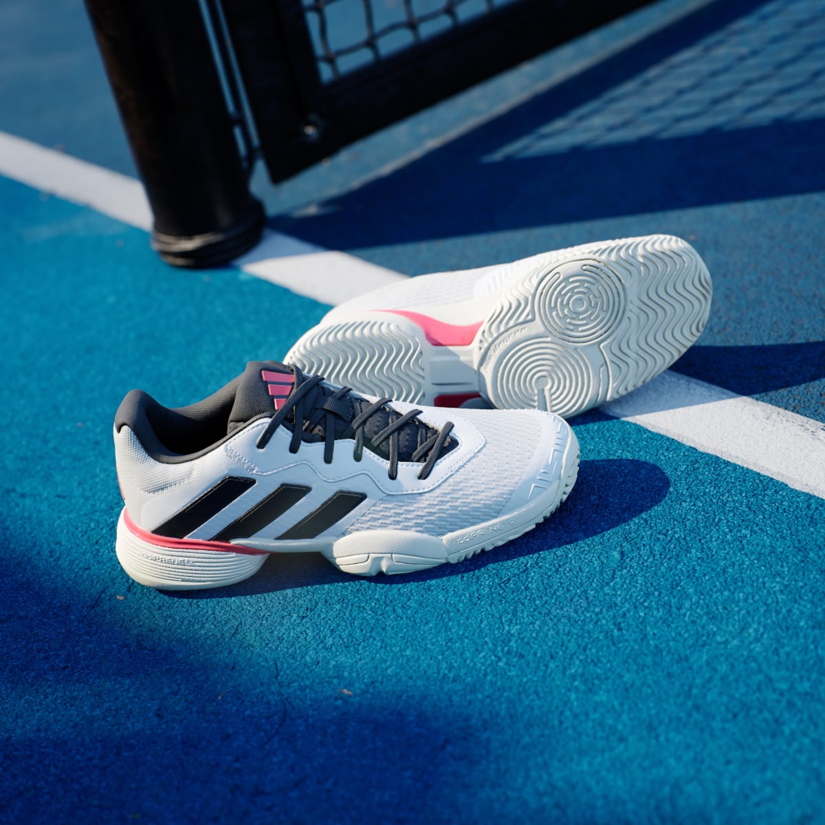 Adidas Barricade Tennis Shoes Kids. 8