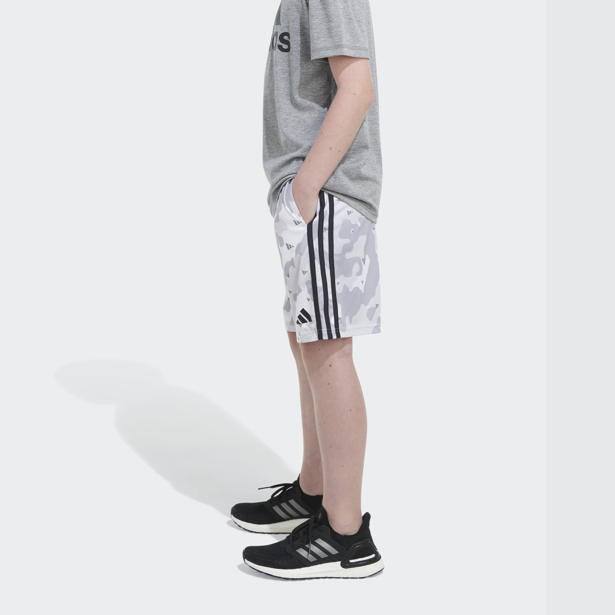 Adidas AEROREADY® Elastic Waistband Camo Shorts. 7