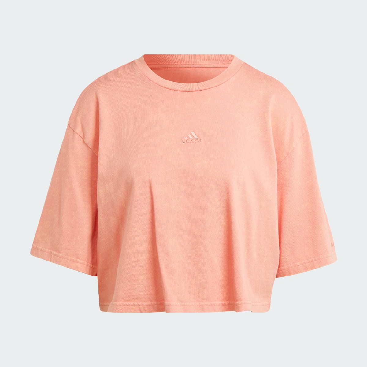 Adidas ALL SZN Fleece Washed T-Shirt. 5