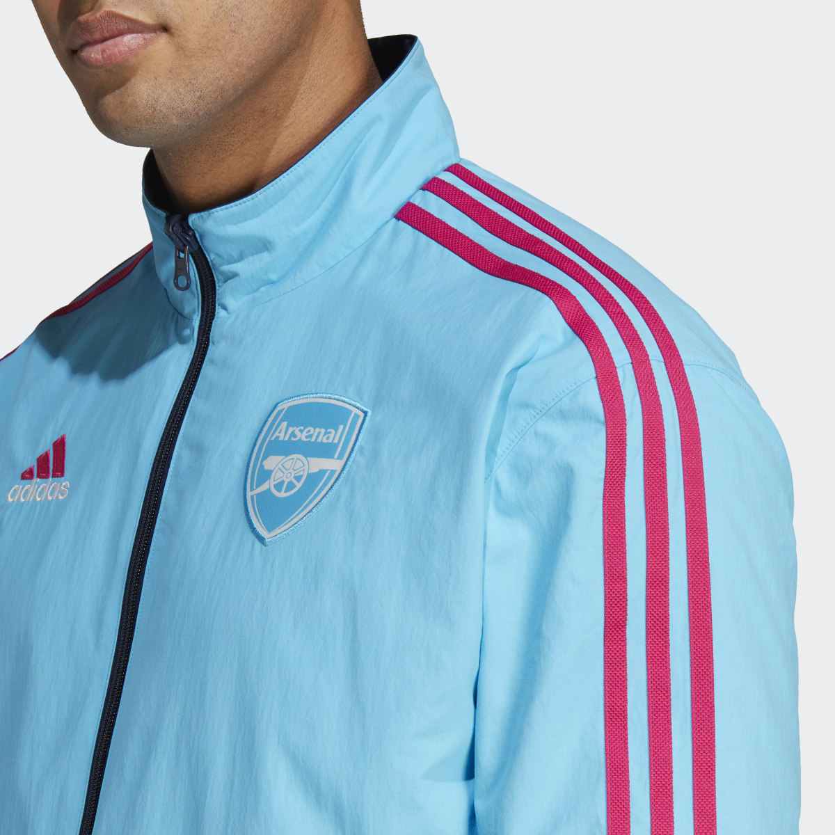 Adidas Arsenal Anthem Reversible Jacket. 10