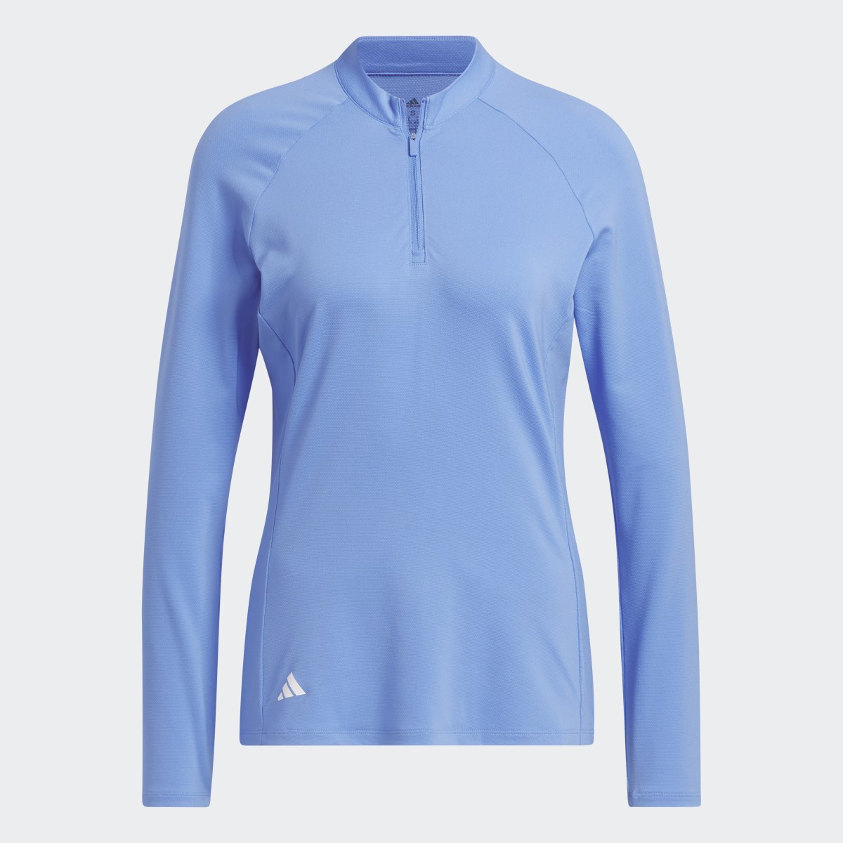 Adidas Quarter-Zip Long Sleeve Golf Polo Shirt. 5
