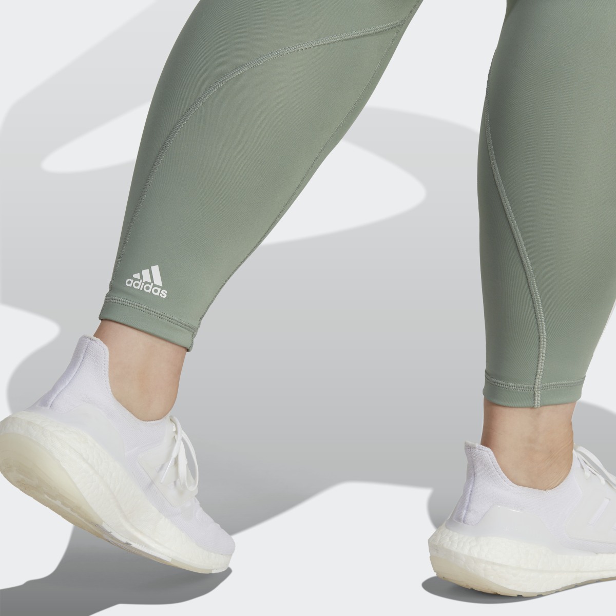 Adidas Optime TrainIcons 3-Streifen 7/8-Leggings – Große Größen. 6