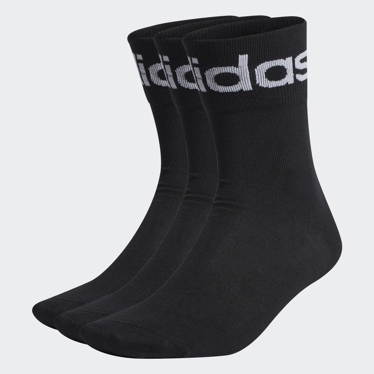 Adidas Fold-Cuff Crew Socks 3 Pairs. 2