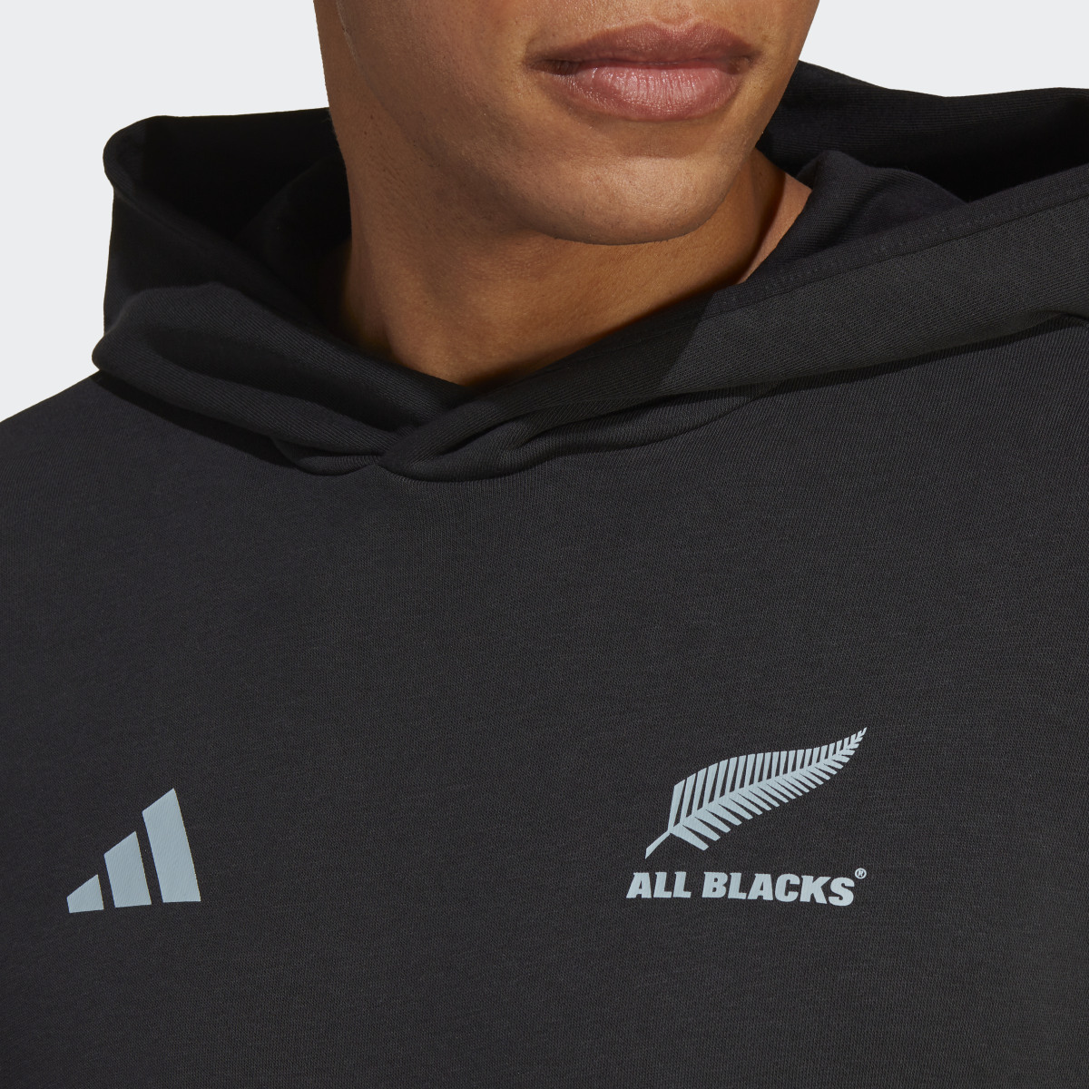 Adidas All Blacks Rugby Supporters Hoodie. 6