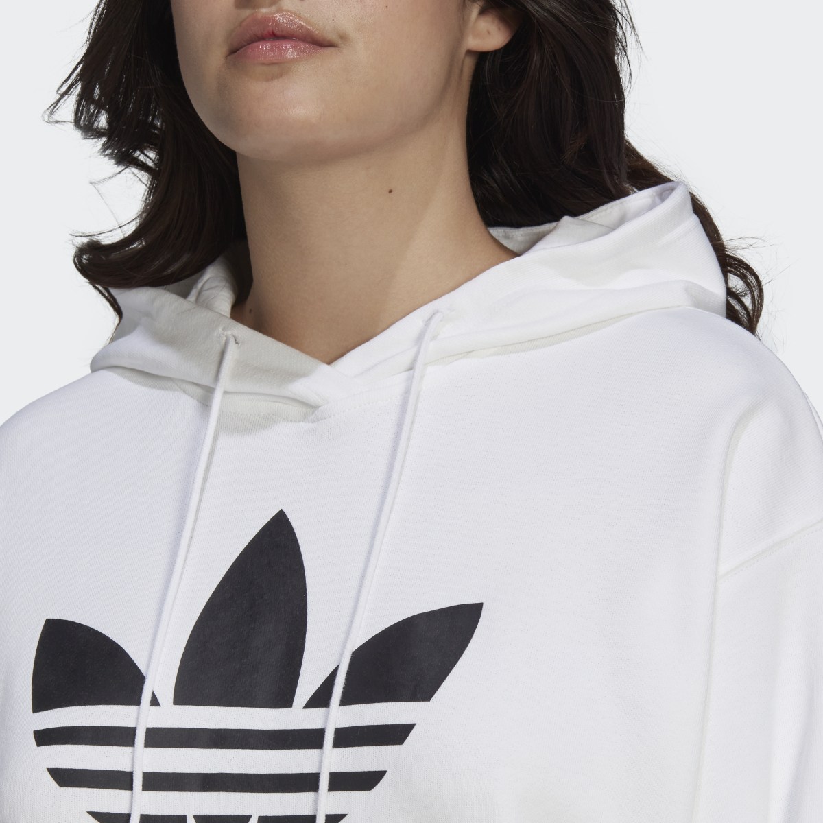 Adidas Sudadera con capucha Trefoil (Tallas grandes). 7