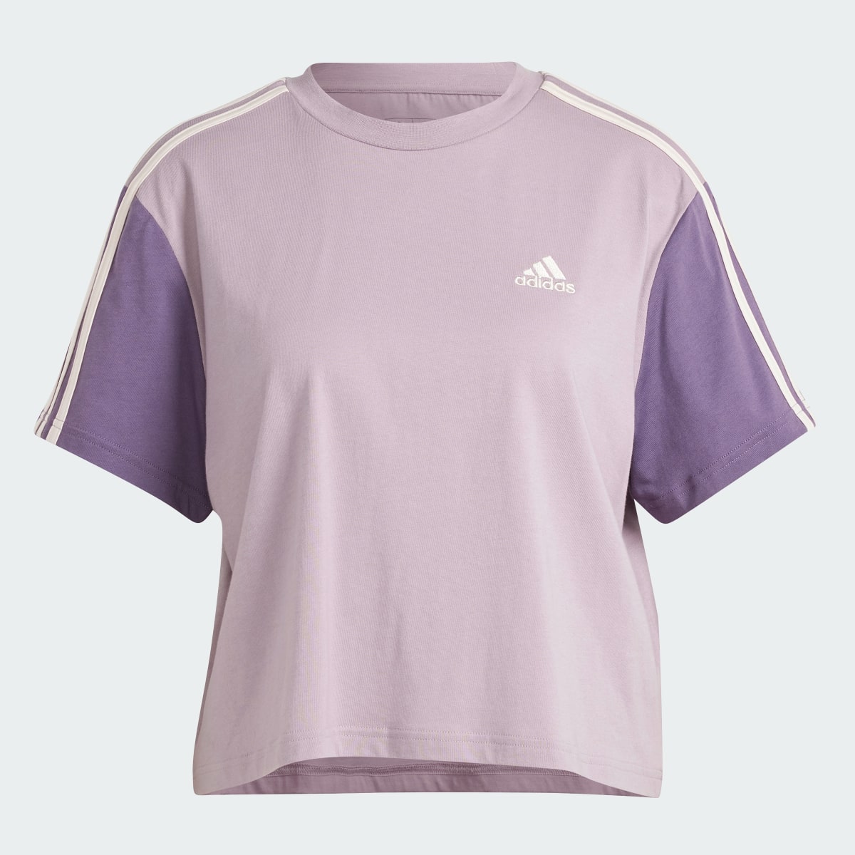 Adidas Crop top en jersey Essentials 3-Stripes. 5